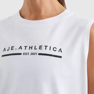 Best Aje ATHLETICA Established Logo Tank 101 White/Black