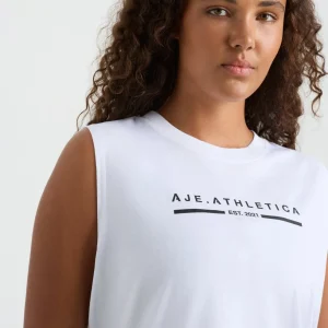 Best Aje ATHLETICA Established Logo Tank 101 White/Black