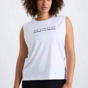 Best Aje ATHLETICA Established Logo Tank 101 White/Black