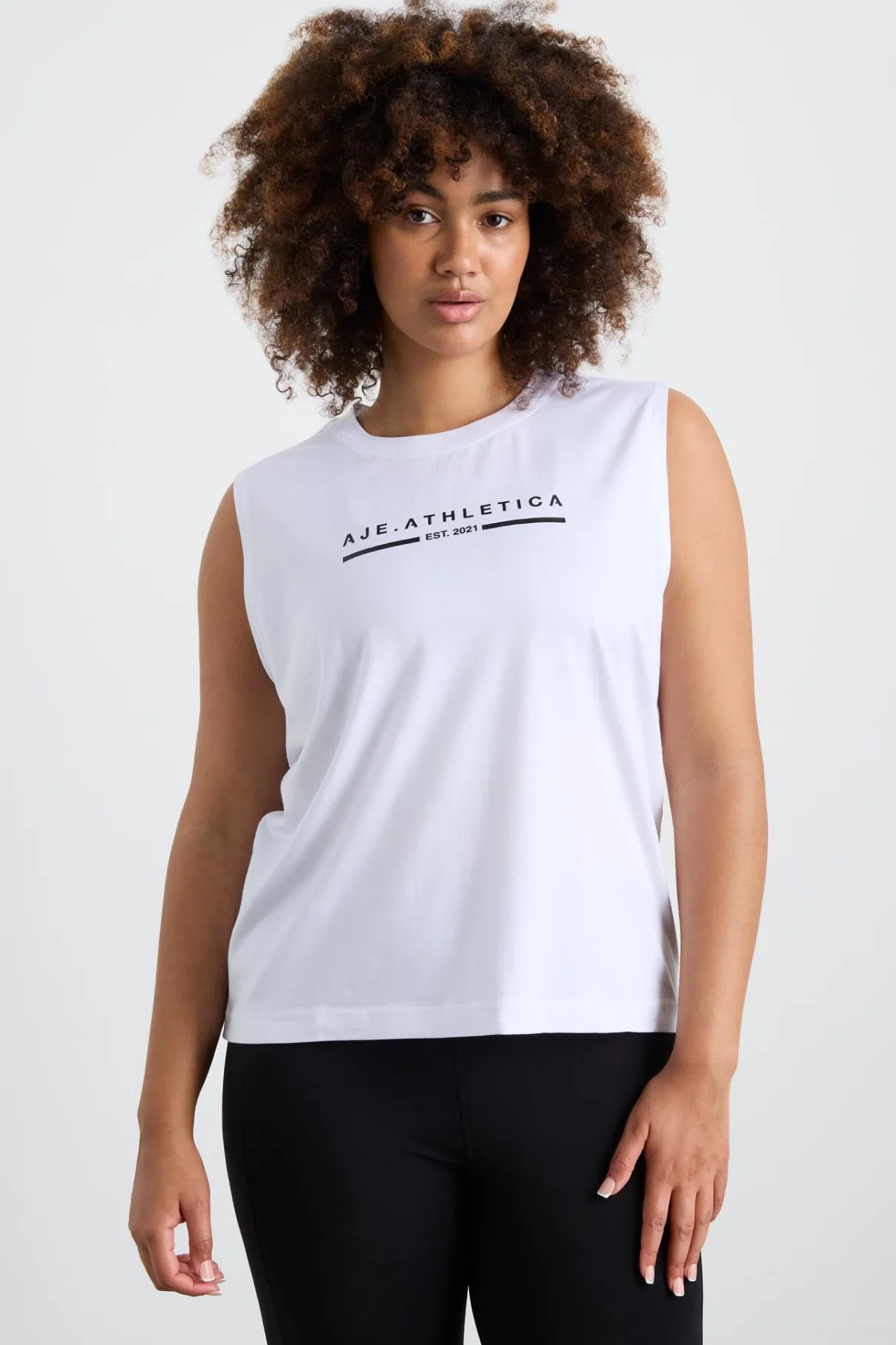 established_logo_tank__9.webp Best Aje ATHLETICA Established Logo Tank 101 White/Black