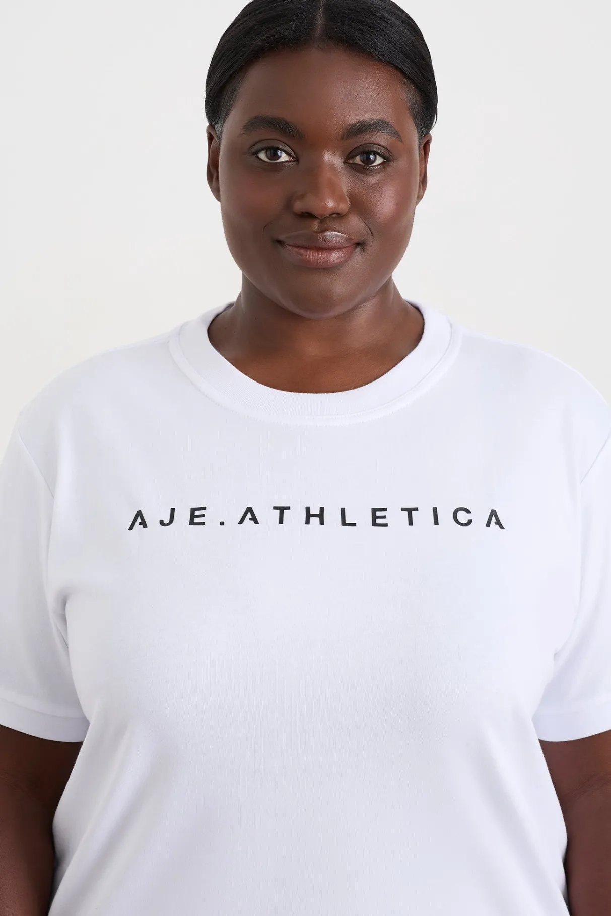 fitted_logo_tshirt__11.webp Cheap Aje ATHLETICA Fitted Logo T-Shirt 102 White