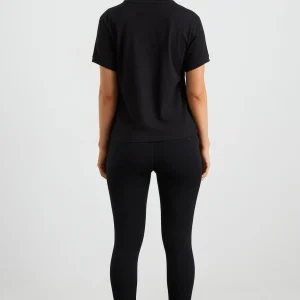 Shop Aje ATHLETICA Fitted Logo T-Shirt 102 Black