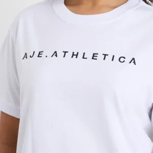 Cheap Aje ATHLETICA Fitted Logo T-Shirt 102 White