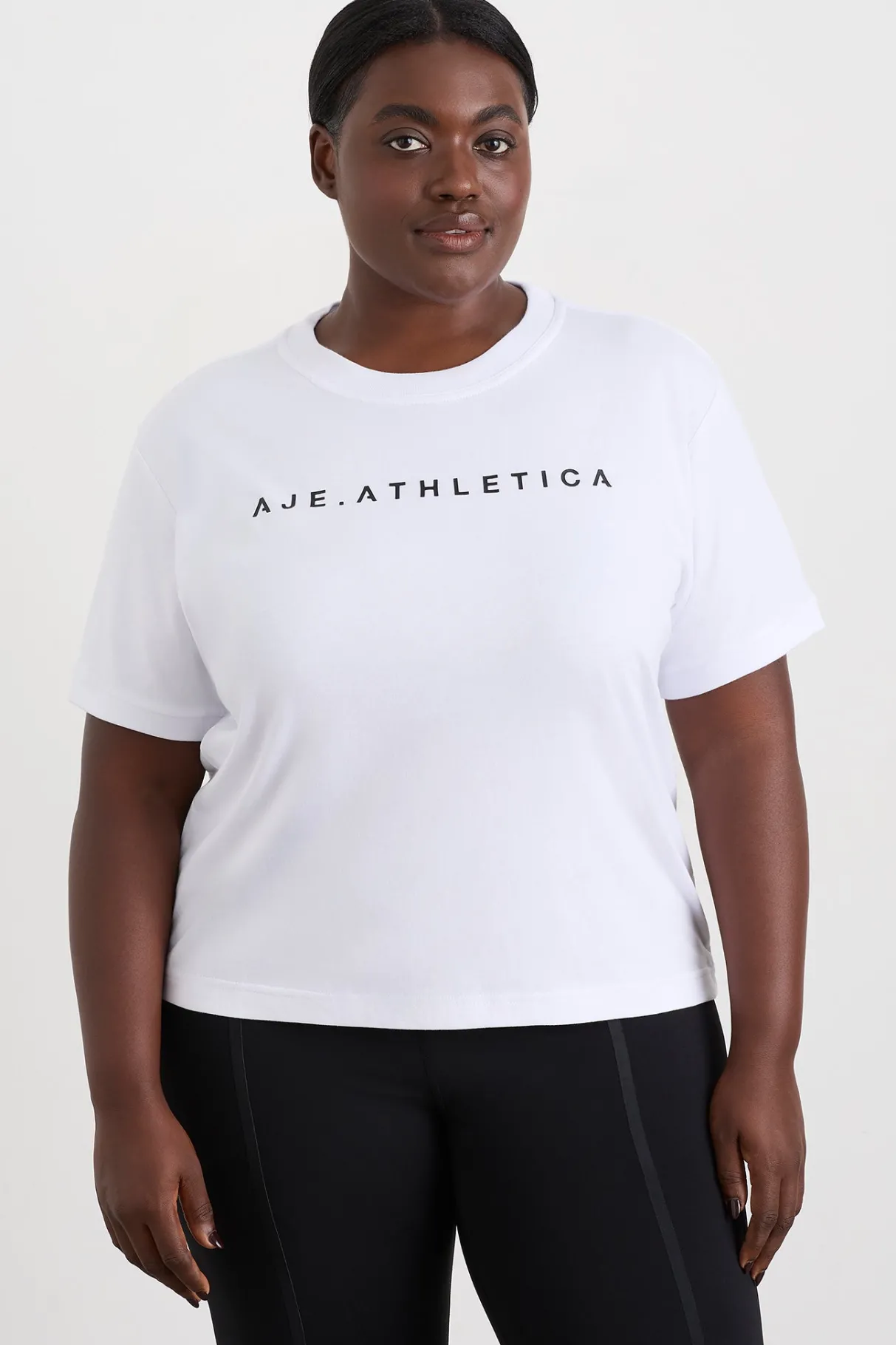 fitted_logo_tshirt__9.webp Cheap Aje ATHLETICA Fitted Logo T-Shirt 102 White