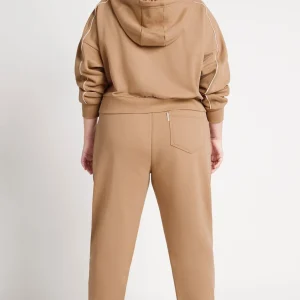 Flash Sale Aje ATHLETICA Fleece Contrast Piping Trackpants 504 Beige/Light Ivory