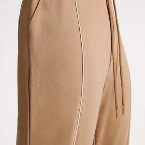 Flash Sale Aje ATHLETICA Fleece Contrast Piping Trackpants 504 Beige/Light Ivory