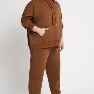Outlet Aje ATHLETICA Fleece Trackpants 504 Coffee/Gold