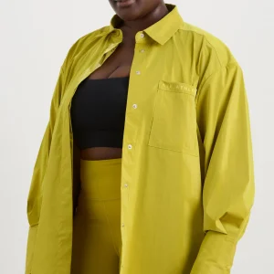 Outlet Aje ATHLETICA Fold Back Cuffed Shirt 441 Solar Blaze