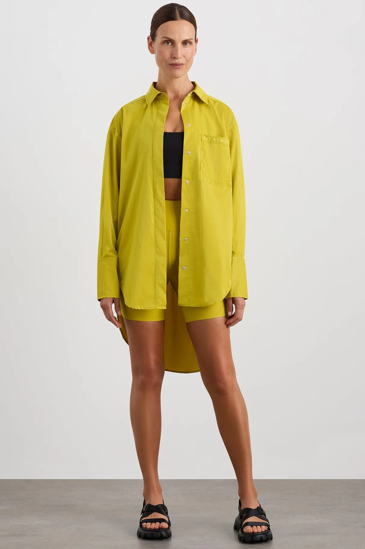 fold_back_cuffed_shirt__2.webp Outlet Aje ATHLETICA Fold Back Cuffed Shirt 441 Solar Blaze