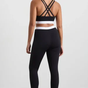 Shop Aje ATHLETICA Full Length Cross Leggings 249 Black/White