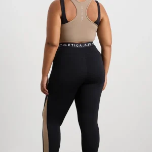 Online Aje ATHLETICA Full Length Logo Leggings 204 Black/ Dune