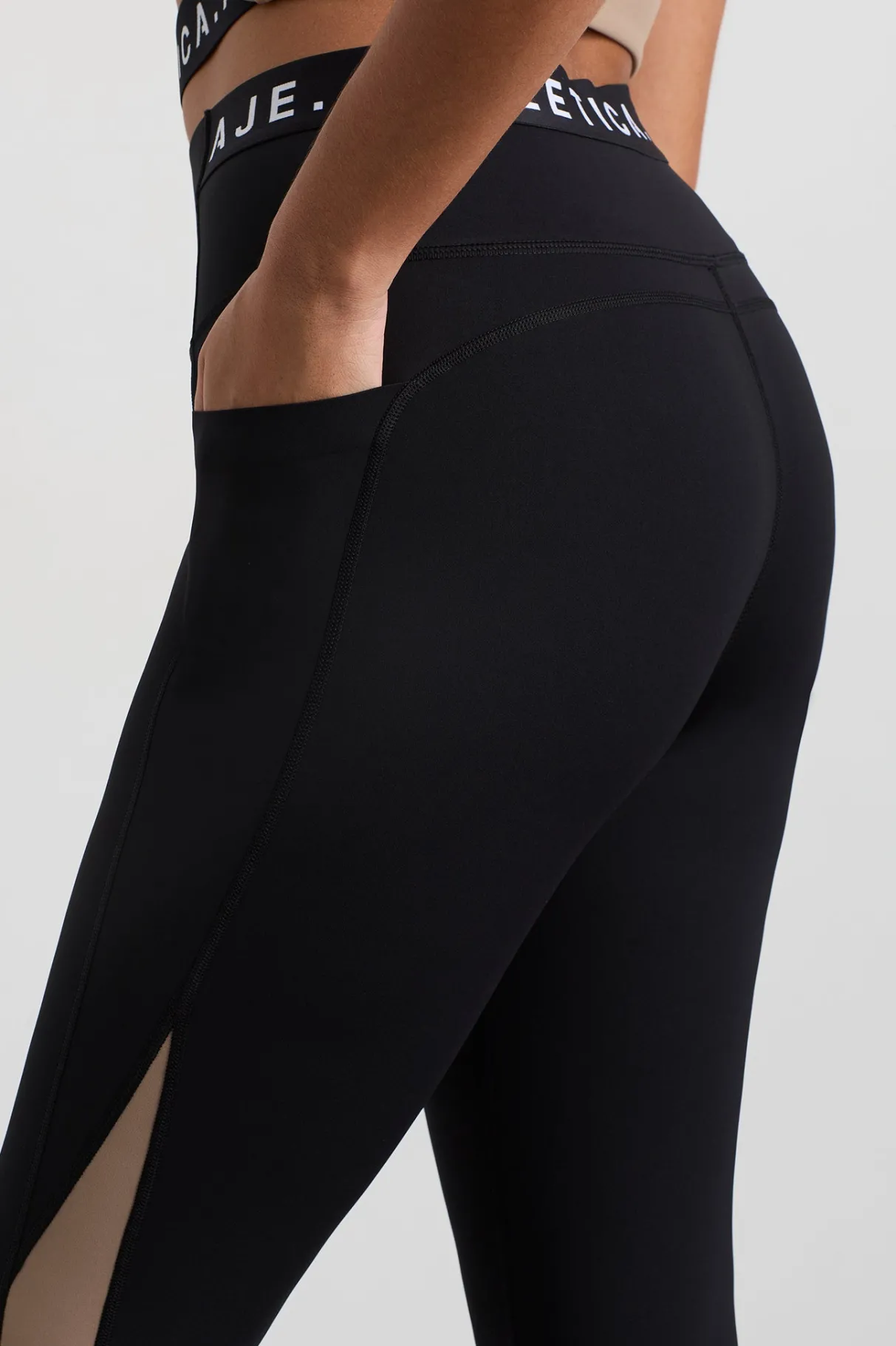 full_length_logo_leggings__7.webp Online Aje ATHLETICA Full Length Logo Leggings 204 Black/ Dune