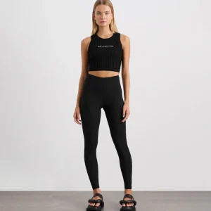 Hot Aje ATHLETICA Full Length Ribbed Legging 203 Black