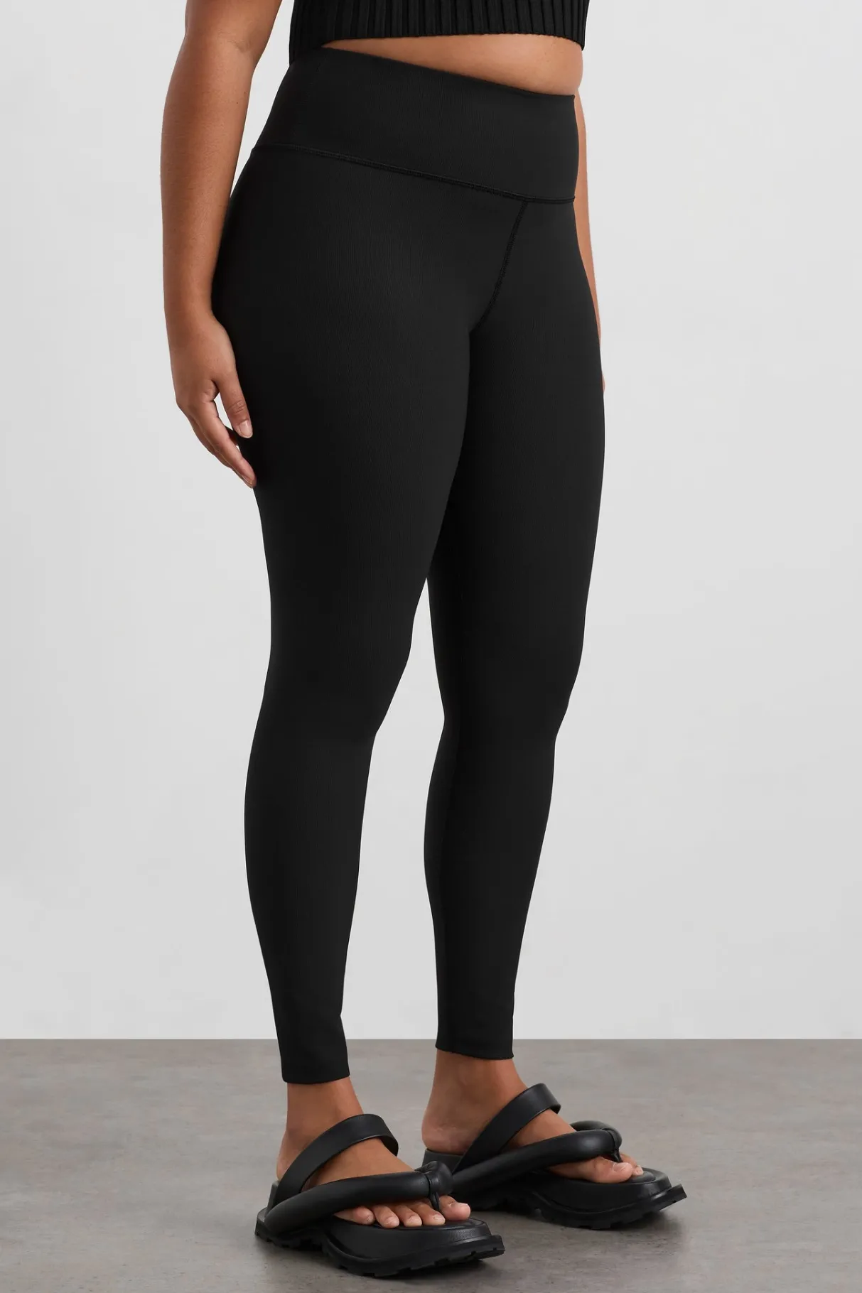 full_length_ribbed_legging__6.webp Hot Aje ATHLETICA Full Length Ribbed Legging 203 Black