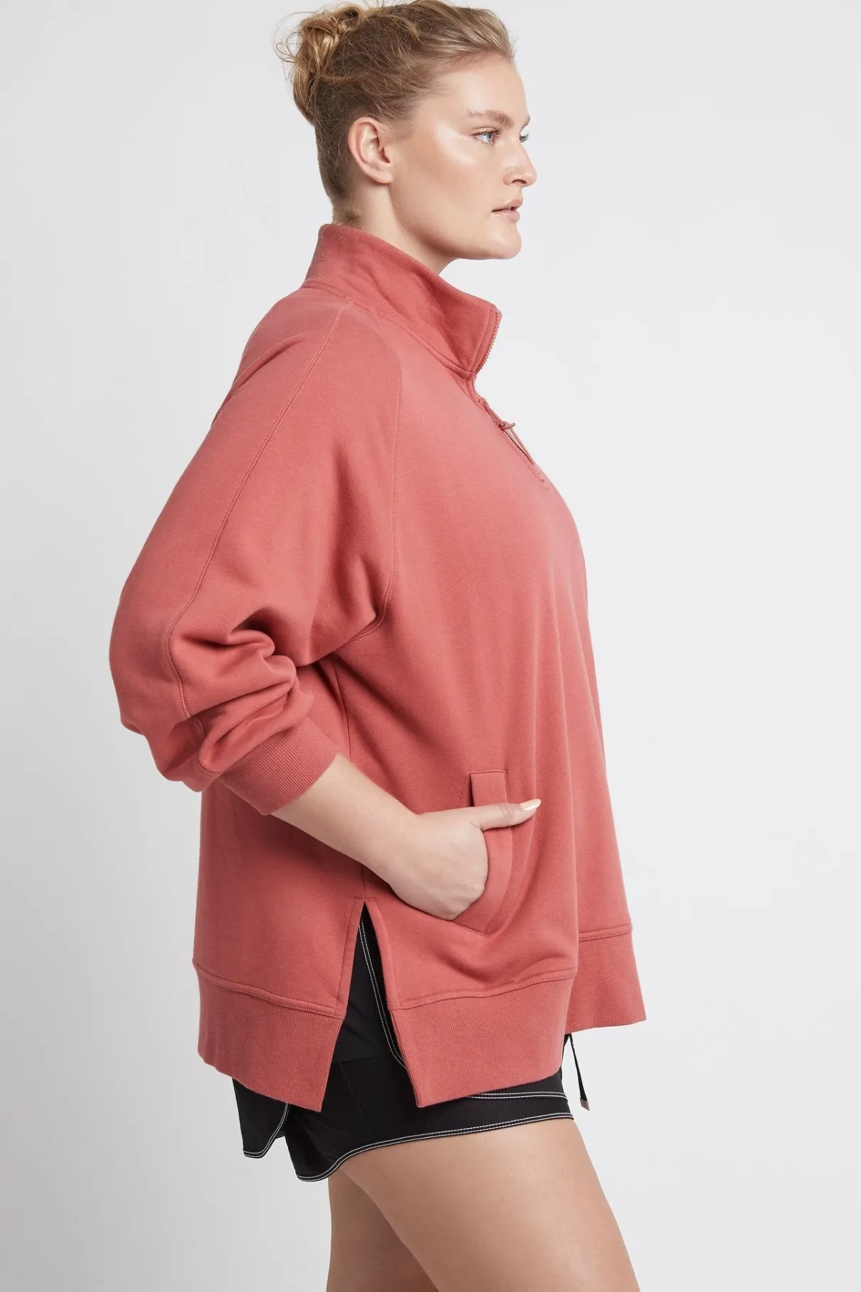 funnel_neck_fleece_jumper__12.webp Store Aje ATHLETICA Funnel Neck Fleece Jumper 004 Dusty Rose