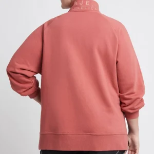 Store Aje ATHLETICA Funnel Neck Fleece Jumper 004 Dusty Rose