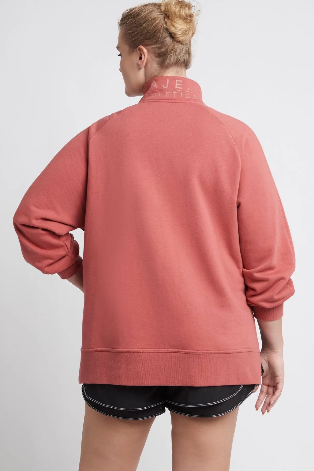 funnel_neck_fleece_jumper__14.webp Store Aje ATHLETICA Funnel Neck Fleece Jumper 004 Dusty Rose
