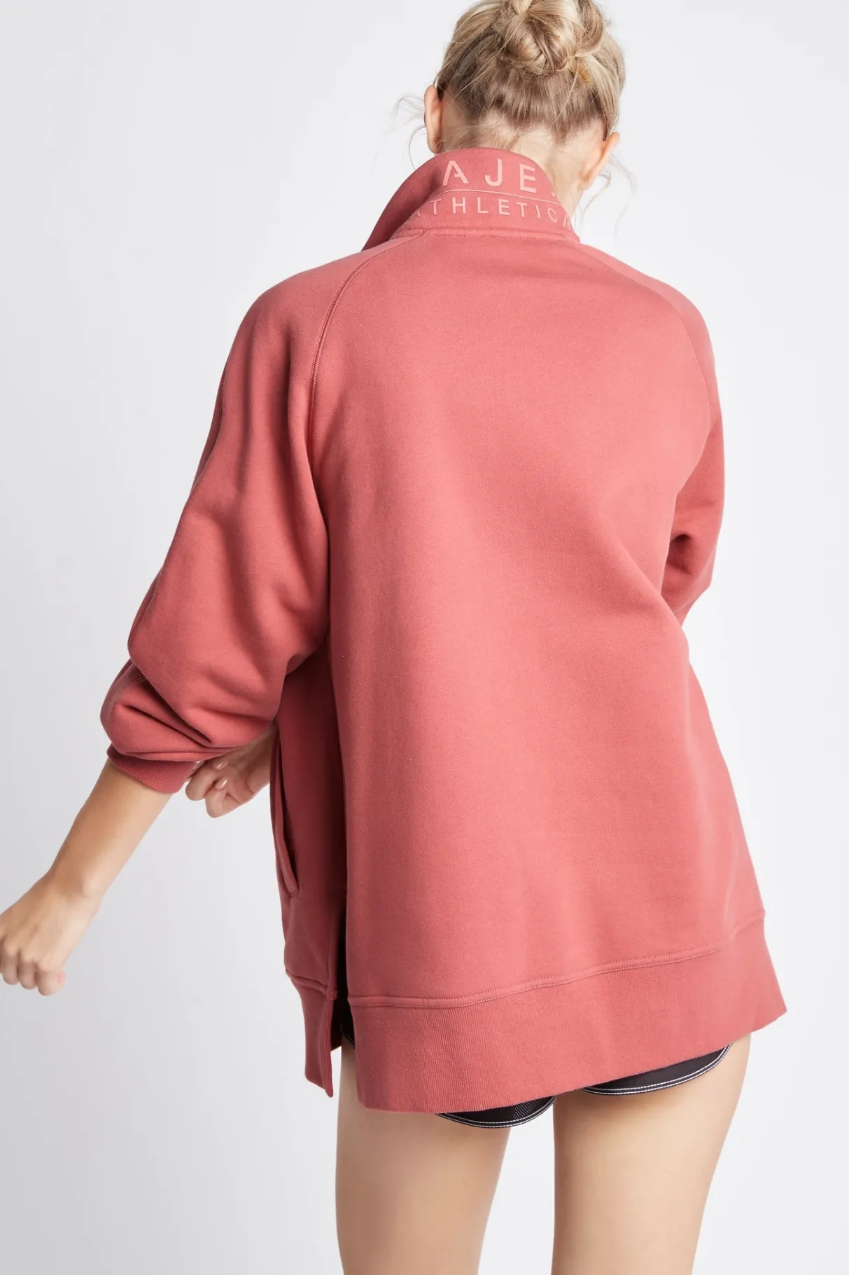 funnel_neck_fleece_jumper__4.webp Store Aje ATHLETICA Funnel Neck Fleece Jumper 004 Dusty Rose
