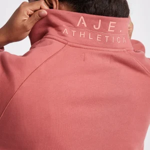 Store Aje ATHLETICA Funnel Neck Fleece Jumper 004 Dusty Rose
