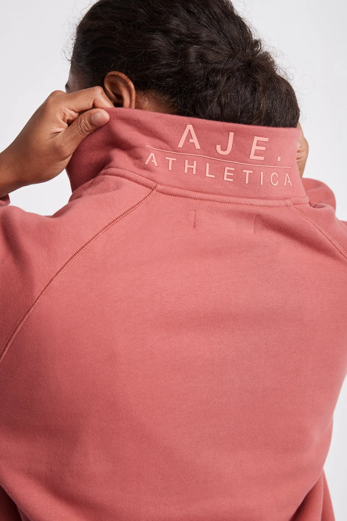funnel_neck_fleece_jumper__8.webp Store Aje ATHLETICA Funnel Neck Fleece Jumper 004 Dusty Rose