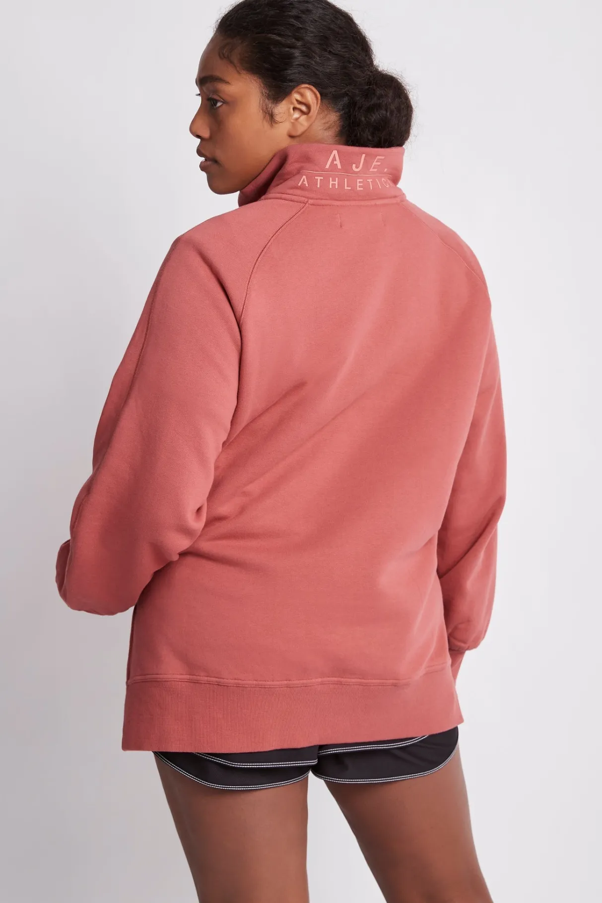 funnel_neck_fleece_jumper__9.webp Store Aje ATHLETICA Funnel Neck Fleece Jumper 004 Dusty Rose