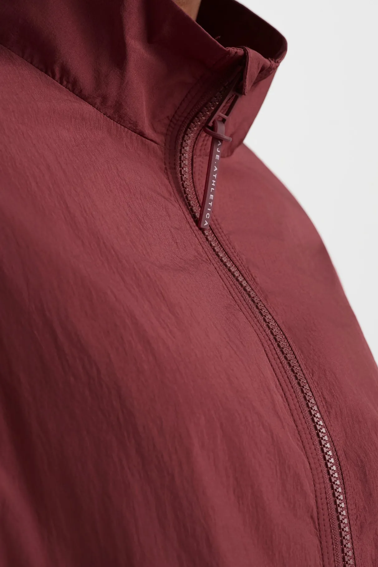 gathered_cut_out_jacket__8.webp Best Sale Aje ATHLETICA Gathered Cut Out Jacket 737 Burnt Burgundy/Bonbon Pink