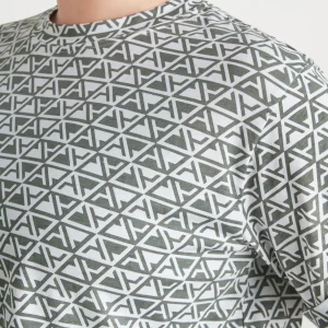 Flash Sale Aje ATHLETICA Geo Print Crop T-Shirt 105 Geo Print/White
