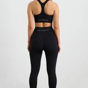 Clearance Aje ATHLETICA High Neck Scuba Bra 330 Black