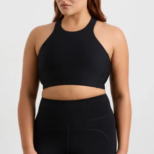 Clearance Aje ATHLETICA High Neck Scuba Bra 330 Black