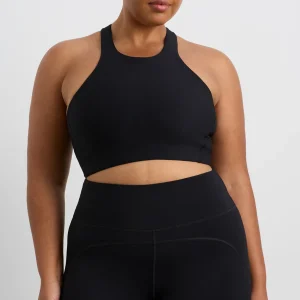 Clearance Aje ATHLETICA High Neck Scuba Bra 330 Black