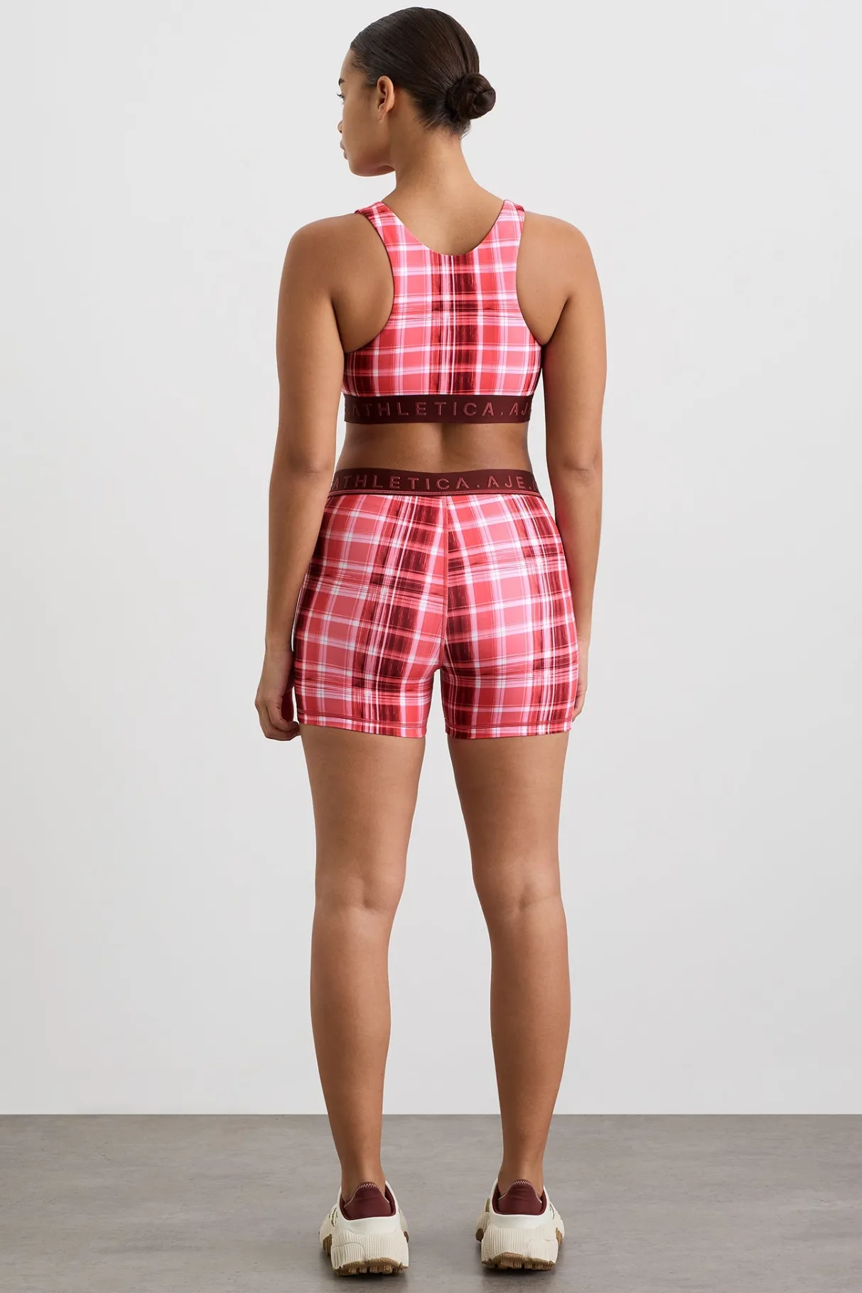 high_neck_sports_bra__10-1.webp Best Aje ATHLETICA High Neck Sports Bra 374 Blurred Pink Check