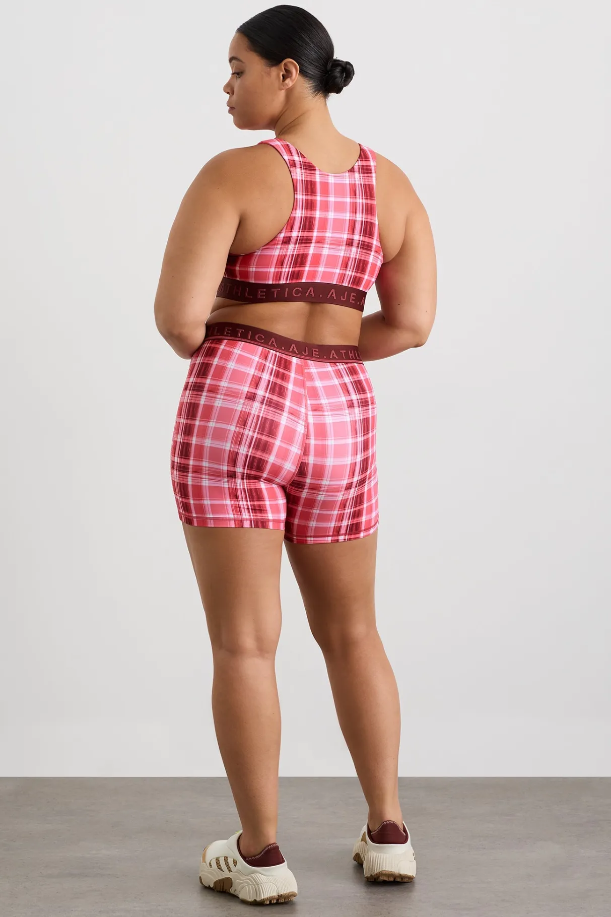 high_neck_sports_bra__15.webp Best Aje ATHLETICA High Neck Sports Bra 374 Blurred Pink Check