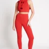 Store Aje ATHLETICA High Rise 7/8 Legging 211 Garnet Red