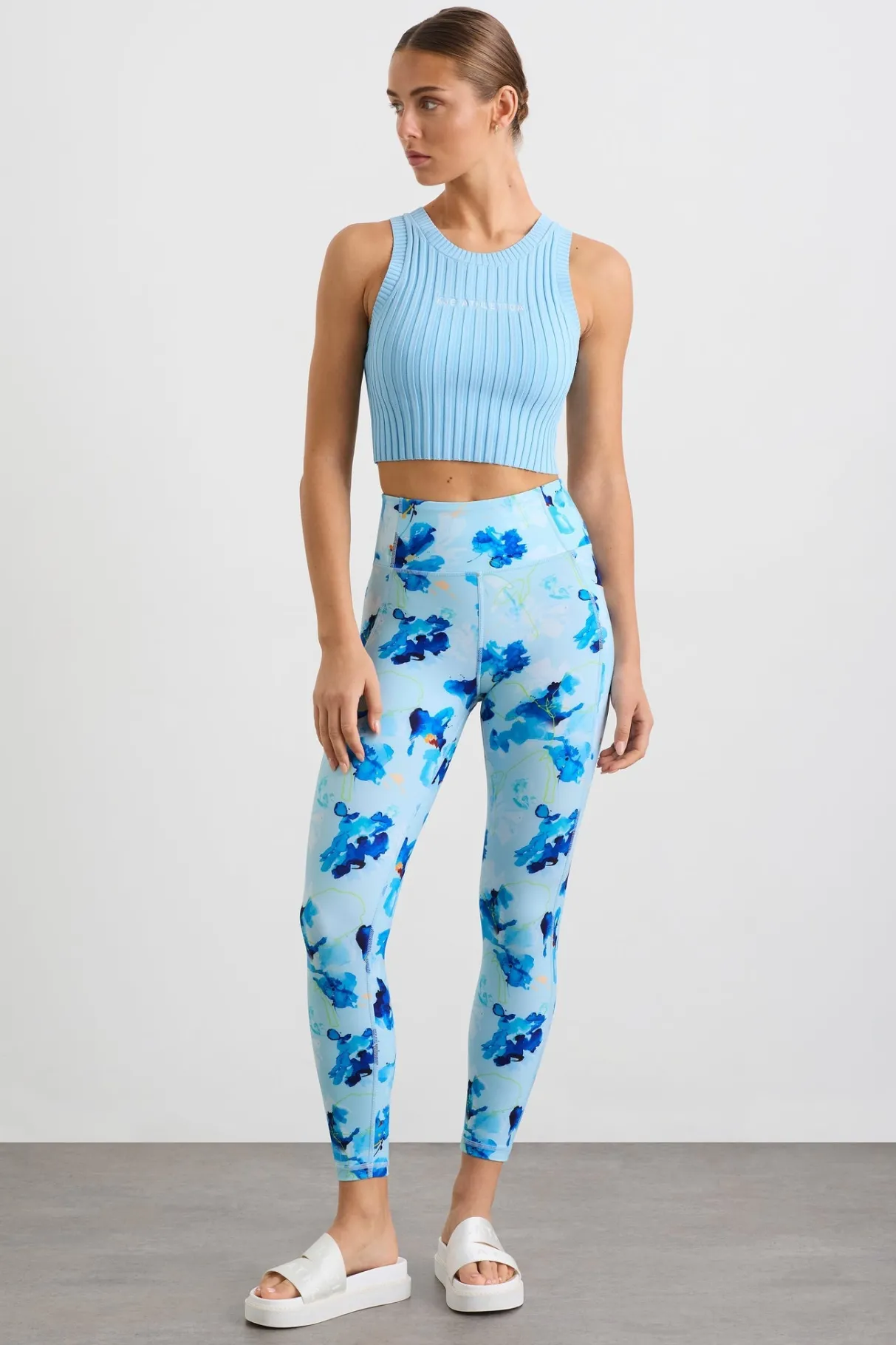 high_rise__legging__0-4.webp Shop Aje ATHLETICA High Rise 7/8 Legging 203 Expressive Floral