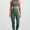 Discount Aje ATHLETICA High Rise 7/8 Legging 203 Moss Green
