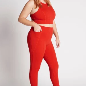 Store Aje ATHLETICA High Rise 7/8 Legging 211 Garnet Red