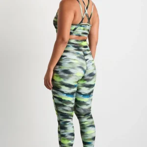 Flash Sale Aje ATHLETICA High Rise 7/8 Legging 203 Khaki Brushstroke