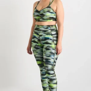 Flash Sale Aje ATHLETICA High Rise 7/8 Legging 203 Khaki Brushstroke