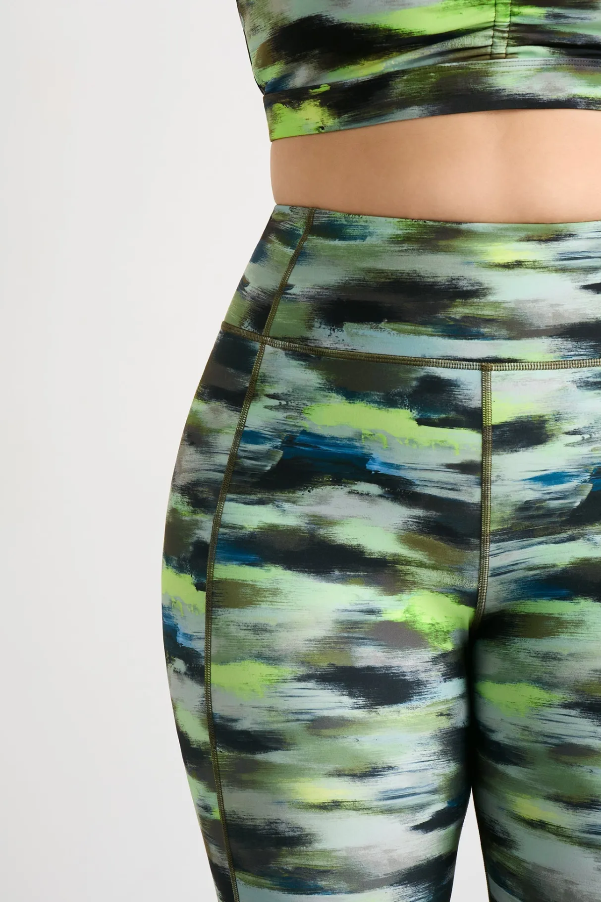 high_rise__legging__13-4.webp Flash Sale Aje ATHLETICA High Rise 7/8 Legging 203 Khaki Brushstroke