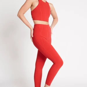 Store Aje ATHLETICA High Rise 7/8 Legging 211 Garnet Red