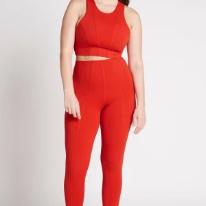 Store Aje ATHLETICA High Rise 7/8 Legging 211 Garnet Red