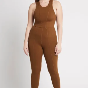 New Aje ATHLETICA High Rise 7/8 Legging 211 Coffee/Gold