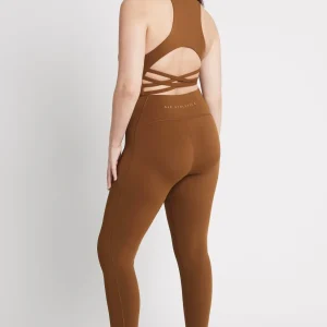 New Aje ATHLETICA High Rise 7/8 Legging 211 Coffee/Gold