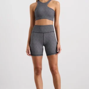 New Aje ATHLETICA High Rise Bike Shorts 607 Herringbone Print