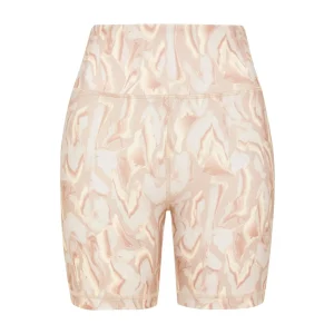Best Sale Aje ATHLETICA High Rise Bike Shorts 607 Light Ivory Marble