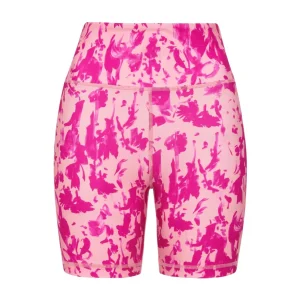 Best Sale Aje ATHLETICA High Rise Bike Shorts 607 Painterly Pink