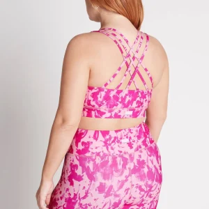 Best Sale Aje ATHLETICA High Rise Bike Shorts 607 Painterly Pink