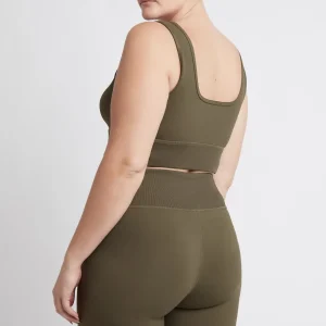 Fashion Aje ATHLETICA High Rise Bike Shorts 018 Khaki