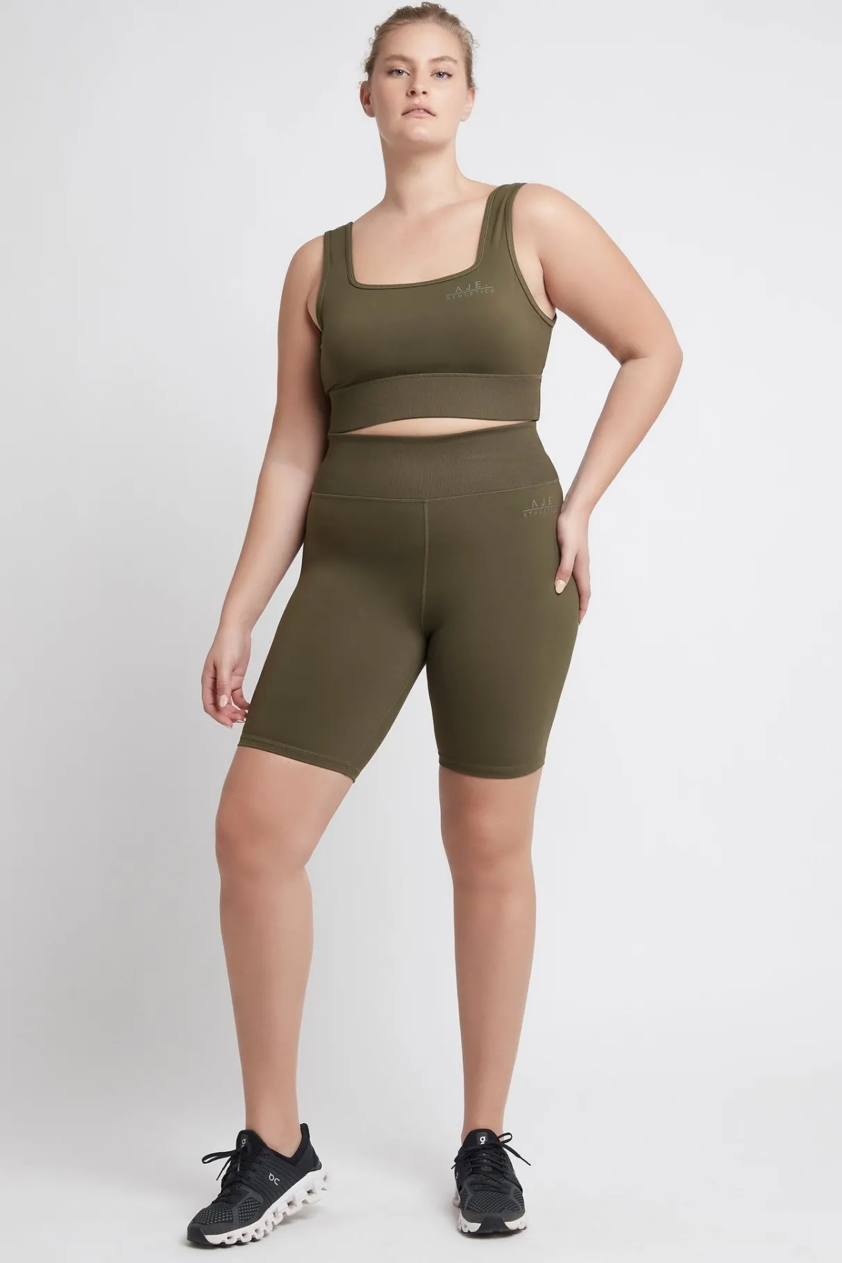 high_rise_bike_shorts__15.webp Fashion Aje ATHLETICA High Rise Bike Shorts 018 Khaki