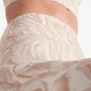 Best Sale Aje ATHLETICA High Rise Bike Shorts 607 Light Ivory Marble
